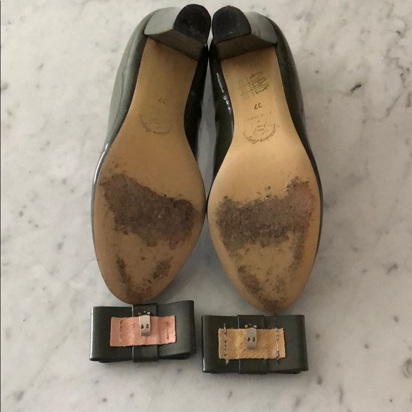 Mauro Leone pumps with removable bows - Picture 4 of 8